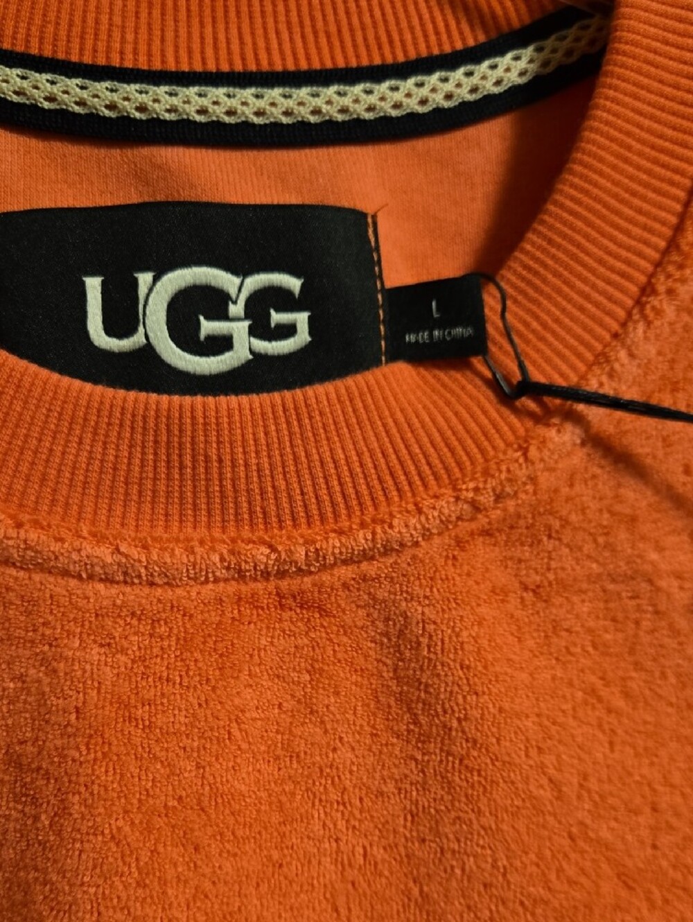 UGG Men's Mathew Coral Terry Short Sleeve Tee L NWT - Picture 2 of 8